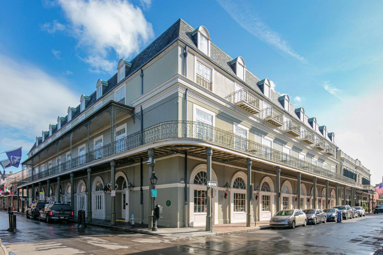 Bourbon Orleans Hotel facade with iron balconies in New Orleans